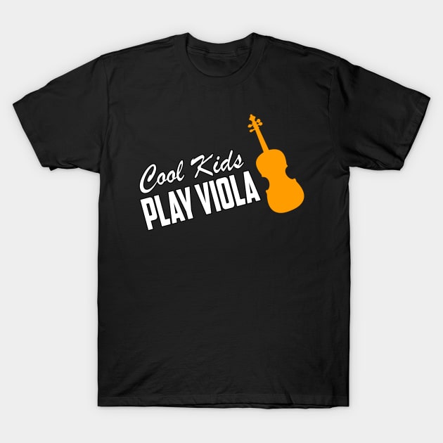 Cool Kids Play Viola T-Shirt by helloshirts